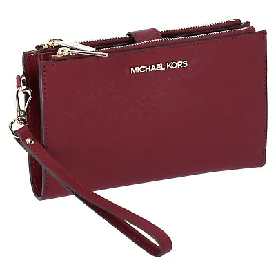 Michael Kors Jet Set Double Zip Wristlet Phone Wallet  • $55