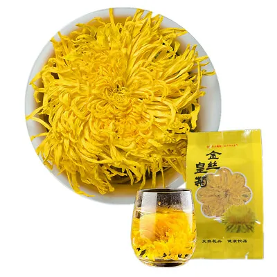 $7.90 • Buy Organic Yellow Chrysanthemum Tea Big Blooming Flower Dry Herbal Health Herbs Tea