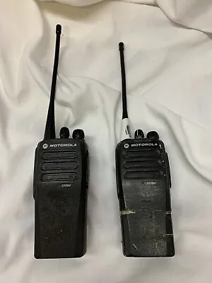 2 Motorola CP200d  Analog 16 Channel Two-Way Radios • $250