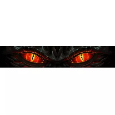 Car Sticker Window Windshield Sunshade Banner Decal Vinyl Dragon Eye Graphics • $12.66