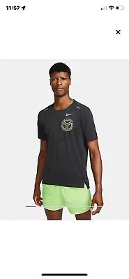  NWT BOA Nike Men Chicago Marathon 2022 Rise 365 Running Shirt Top DX4470-045 • $22.22