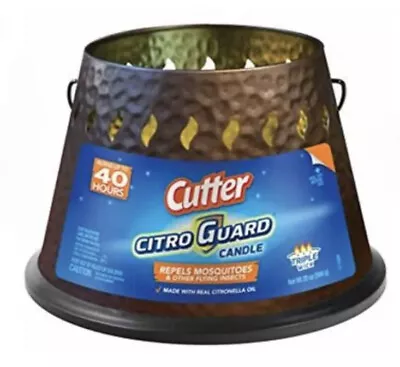 6x Cutter 20 Oz Citro Guard Citronella Mosquito Insect Repellant 40hr Candle • $68