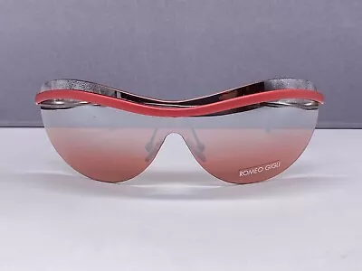 Romeo Gigli Sunglasses Men Woman Red Mirrored Braun Rg 227 Wrap Around • $52.60