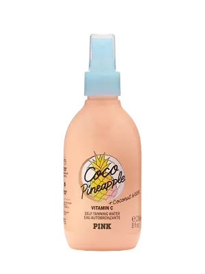 VICTORIAS SECRET PINK COCO PINEAPPLE SELF TANNING WATER 8 Oz 236ml NEW • $19.75