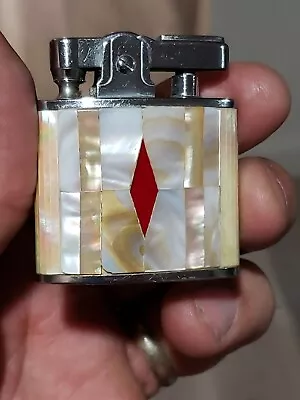 Vintage Pac Pocket Lighter In Mother Of Pearl Made In Japan • $39