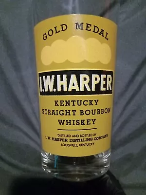 Vntg Gold Medal I.W. Harper Kentucky Straight Bourbon Whiskey Glass.  • $19