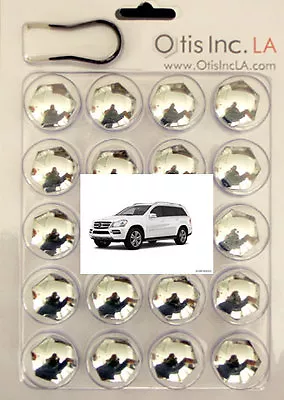 99-9712-C-GL-Class CHROME Lug Covers MERCEDES & AMG GL Wheels FREE SHIPPING • $24.99