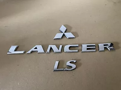 FREE SHIPPING OEM 2002-2003 Mitsubishi Lancer LS Emblem Badge Set • $19.99