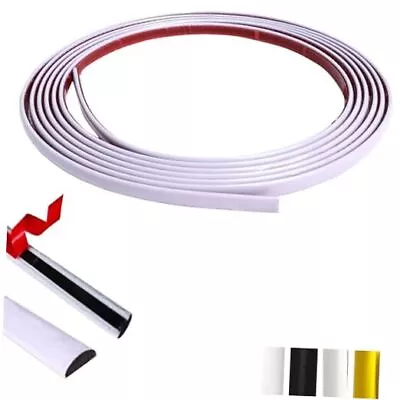 Peel And Stick Trim Molding Flexible Molding Trim For Mirror Tile 20 Ft White • $19.18