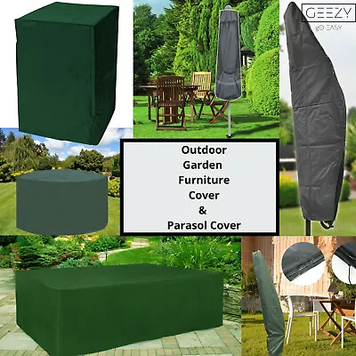 £7.59 • Buy Garden Furniture Covers Waterproof Outdoor Patio Table Chairs Parasol Cover