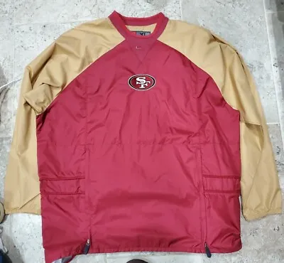Rare Vintage 1999 Nike San Francisco 49ers Center Swoosh Windbreaker Men's Sz Xl • $150