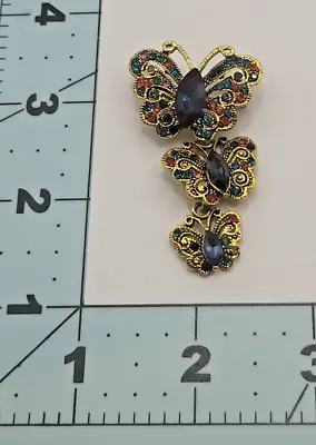 Butterfly Brooch Pin Costume Fashion Jewelry • $15.19