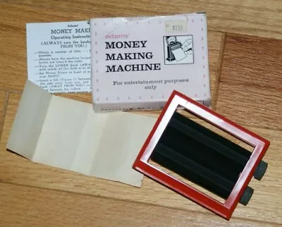 Adams Money Making Machine -- 1970's Nice Vintage Piece With Box --Look!   TMGS • $14.99