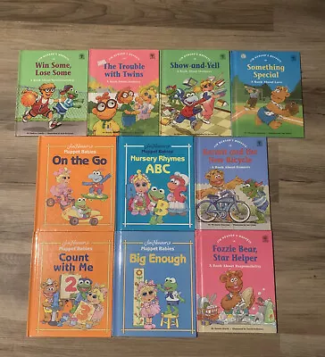 Lot Of 10 Henson Muppet Babies Weekly Reader And Values Books HC Vintage 90s • $19.40