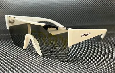 BURBERRY BE4291 3007H White Rectangle Men's 60 Mm Sunglasses • $162