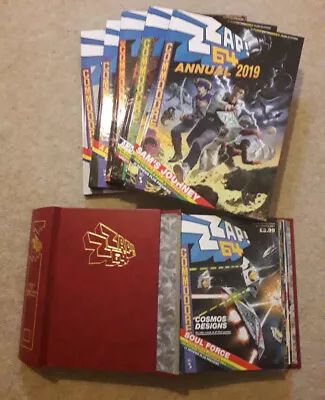 £125 • Buy ZZAP! 64 Commodore Fusion Retro Annuals, Magazines, Binders Like New Condition