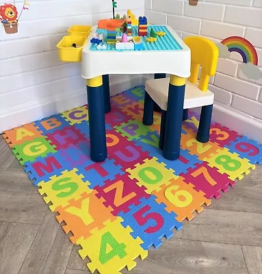 £9.99 • Buy Play Mat Kids Abc Alphabet Interlocking Baby Soft Eva Foam Jigsaw Puzzle Floor