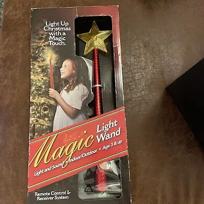 Magic Light Wand Christmas Remote Control & Receiver With Light And Sound Red • $44