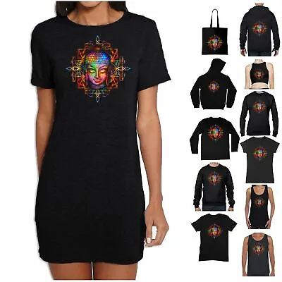 £11.95 • Buy Electric Buddha Psychedelic T Shirt - Trippy Boho Hipster Buddhist Yoga