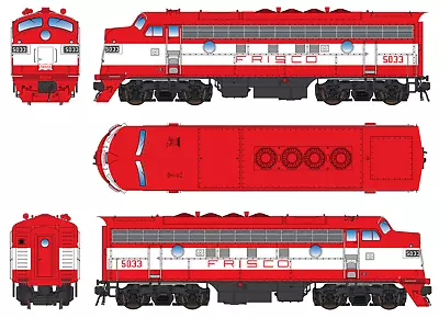 Intermountain N Scale Frisco #5033 F7A Diesel Engine DC 69264-04 DCC Ready • $164.99