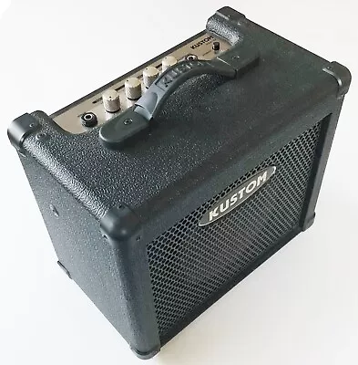 KUSTOM KBA10X Loud 10 Watt RMS Bass Guitar Combo Amp. New Old Ex-Display Stock. • £59