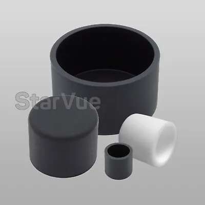 End Cap Silicone Rubber Blanking Stopper Cover For Pipe Tube Pole Rod (3-80mm) • £2.39