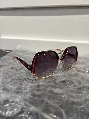 Vintage PIERRE CARDIN Sunglasses Made In France - RARE - New Plum Color Nos • $190