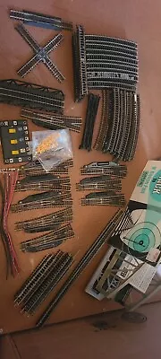 Atlas N Gauge Track Lot 65 Plus Track Sections & Accessories • $26