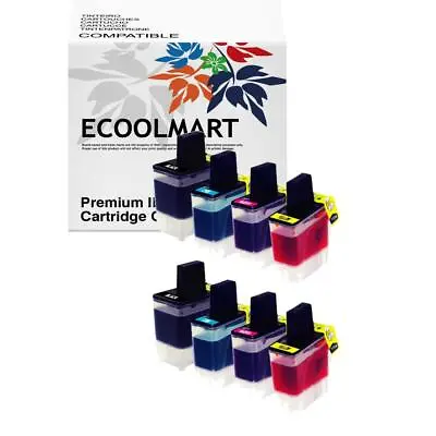8x LC41 Fits Brother Ink Cartridge BK C M Y 2 Each MFC-210C MFC-420CN MFC-5440CN • $9.99