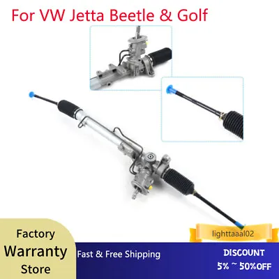 $140 • Buy For VW Jetta Beetle & Golf Complete Power Steering Rack And Pinion Assembly