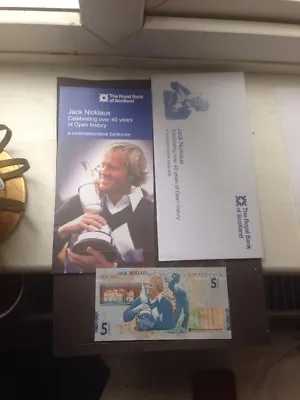 Jack Nicklaus Bank Of Scotland £5 Collectable  • £16.99