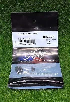 Kimber Micro Night Sight Set Tritium .380 ACP/9mm Micro - ML11229 • $96