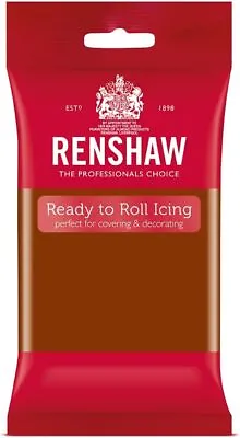 RENSHAW Ready To Roll Fondant Icing Coloured Ready To Roll Icing Sugar Paste  • £5.35