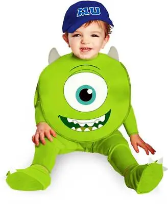 Infant Baby Boys Disney Pixar Monsters Inc Mike Licensed Costume Halloween • $21.72