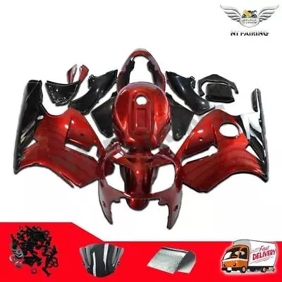 FU Injection Red ABS Plastic Fairing Kit Fit For Kawasaki 2000-2001 ZX12R G001 • $489.99