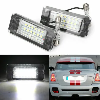 For BMW MINI Cooper S Clubman R55 R56 R57 R58 Xeon White LED License Plate Light • $10.95