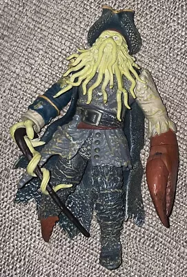 Disney Zizzle Davy Jones Action Figure Toy Complete With Cane • £12.50