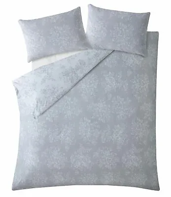 £24.99 • Buy Cath Kidston WASHED ROSE, Grey 100% Cotton Bedding, Reversible Duvet Cover Set