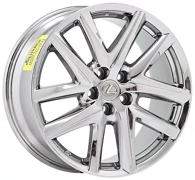 19x9 Lexus GS 200 300 350 450 F-Sport PVD Chrome Wheel Rim Factory OEM 74349 • $495