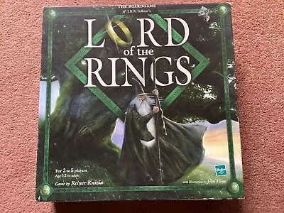 Lord Of The Rings Board Game Hasbro Game Design By Reiner  Knizia  J R R Tolkien • £15.99