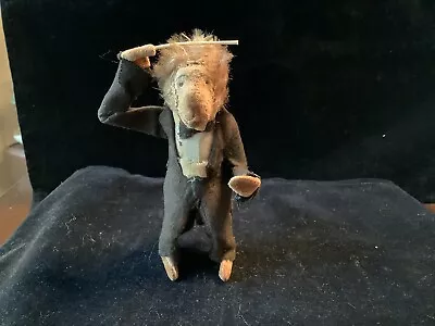 £73.78 • Buy Vintage Key Wind-up Mohair Maestro Conductor Lion Baton Moves And Tail Twirls