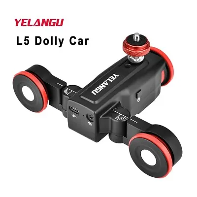 YELANGU L5 Motorized Camera Slider Dolly Car Rail Systems For DSLR Camera Video  • $116