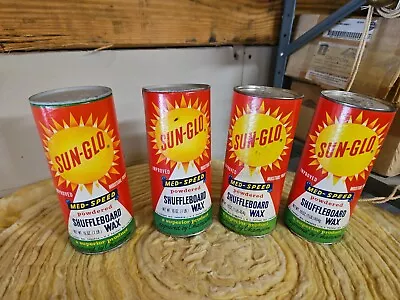 Vintage Sun Glo Shuffleboard Wax Powder 1 Lb Sealed Medium Speed • $14.99