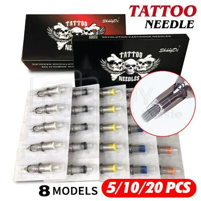 5/10/20pcs Disposable Sterized Tattoo Cartridge Needles Mixed Model RS  M1  RL • $15.99