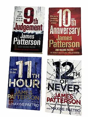 4 X James Patterson Bundle Womens Murder Club In Order 91011 + 12 Tracked Post • $19.95