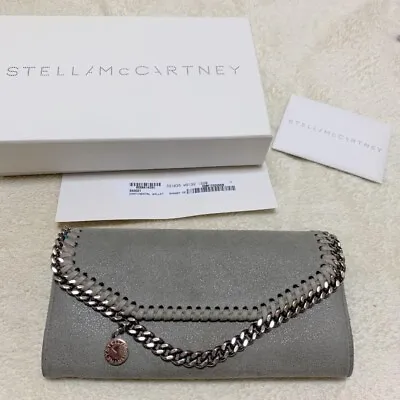 Stella McCartney Long Wallet Gray Falabella Box Women Accessories Long Wallets • $70