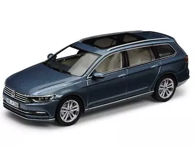 £14.99 • Buy VW Passat B8 Estate Model Car 1:43 Scale Diecast Harvard Blue Metallic GENUINE