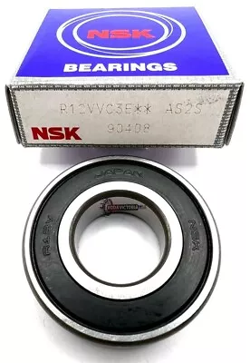 NSK R12 VV C3 Rubber Seals Ball Bearing  3/4 X 1-5/8 X 7/16  R12-2RS EE6 2RS • $34.90