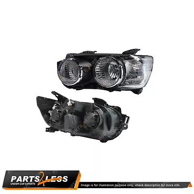 RH & LH Side Head Light For Holden Barina TM 10/2012-ON With Chrome Round Rim • $568.95