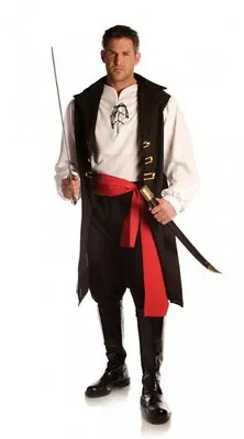 Captain Cutthroat Pirate Carribean Buccaneer Adult Mens Plus Size Costume XXL • $39.95